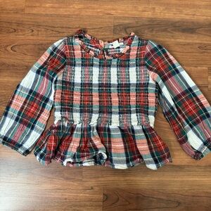 J. Crew | Girls' Ruffle Peplum Top